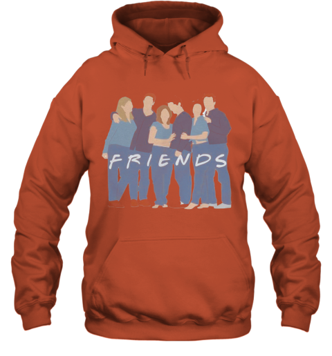 friends orange hoodie