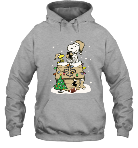 ybf0 a happy christmas with new orleans saints snoopy hoodie 23 front sport grey