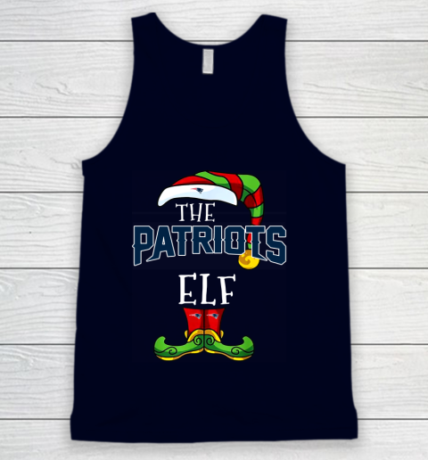 New England Patriots Christmas ELF Funny NFL Tank Top 2