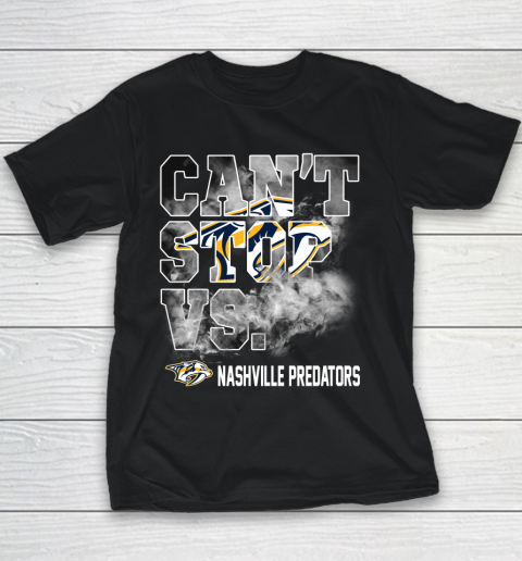 NHL Nashville Predators Hockey Can't Stop Vs Youth T-Shirt