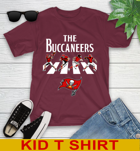 NFL Football Tampa Bay Buccaneers The Beatles Rock Band Shirt Youth T-Shirt 5