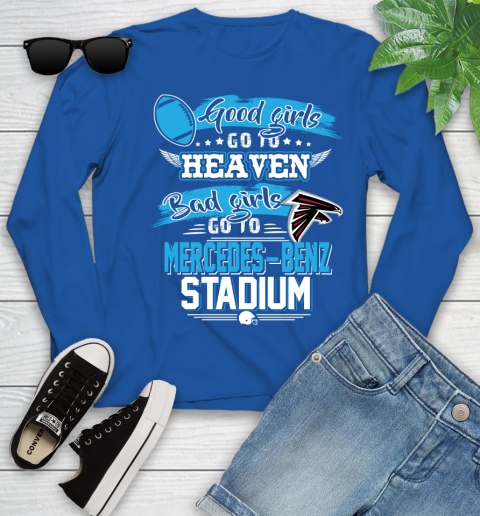 Atlanta Falcons NFL Bad Girls Go To Mercedes Benz Stadium Shirt Youth Long Sleeve 10