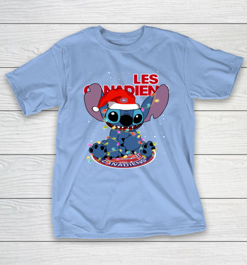 Montreal Canadiens NHL Hockey noel stitch Christmas T-Shirt 8