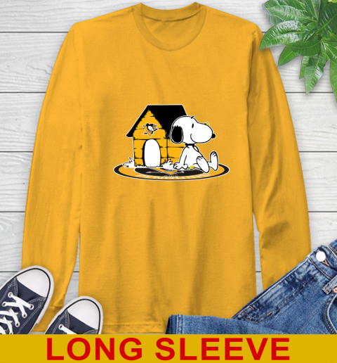 NHL Hockey Pittsburgh Penguins Snoopy The Peanuts Movie Shirt Long Sleeve T-Shirt 3