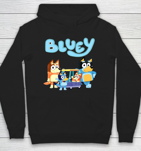 Bluey Dad Mum Love Father's Day Mother's Day Hoodie