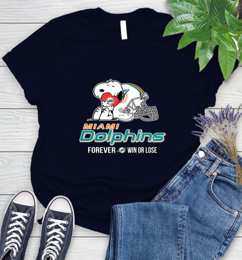 NFL The Peanuts Movie Snoopy Forever Win Or Lose Football Miami Dolphins 93
