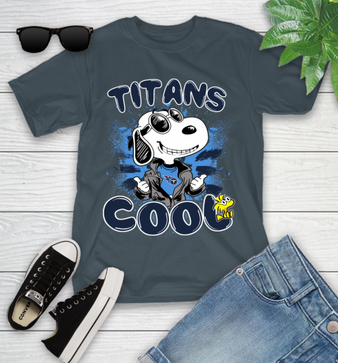 NFL Football Tennessee Titans Cool Snoopy Shirt Youth T-Shirt 9