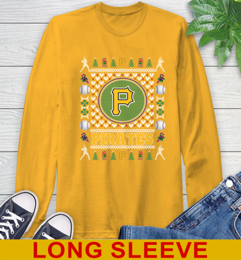 Pittsburgh Pirates Merry Christmas MLB Baseball Loyal Fan Long Sleeve T-Shirt 2
