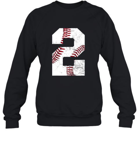 Kids 2nd Birthday Shirt Baseball Boys Kids Two 2 Years Old Gift Sweatshirt