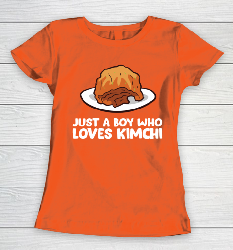 Just a Boy Who Loves Kimchis Funny Kimchi Women's T-Shirt 3