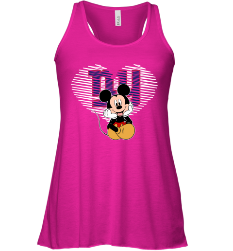 NFL New York Giants The Heart Mickey Mouse Disney Football T Shirt 8VUJu4upFY1 flowy tank 32 95 151514 front neon pink