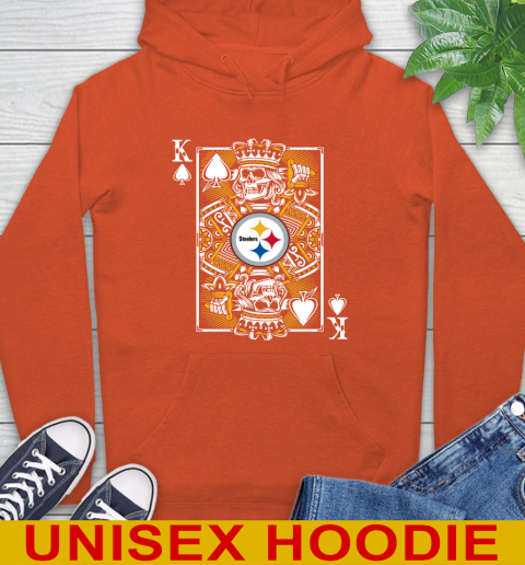 Pittsburgh Steelers NFL Football The King Of Spades Death Cards Shirt Hoodie 4