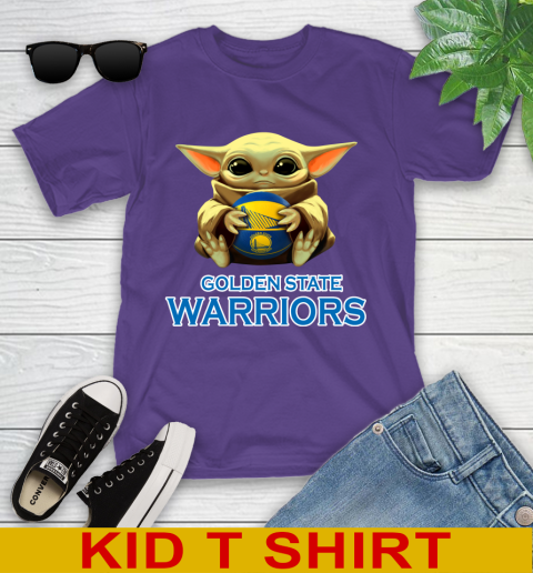 NBA Basketball Golden State Warriors Star Wars Baby Yoda Shirt 104