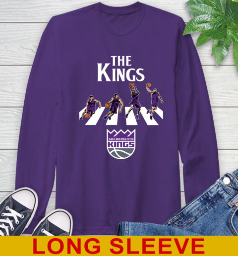 NBA Basketball Sacramento Kings The Beatles Rock Band Shirt Long Sleeve T-Shirt 5