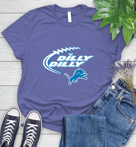 NFL Detroit Lions Dilly Dilly Football Sports Women's T-Shirt 11