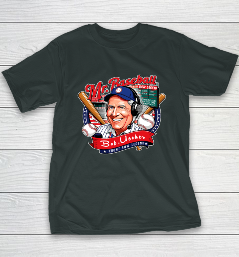 Bob Uecker  Mr Baseball Front Row Legend Funny Youth T-Shirt 3