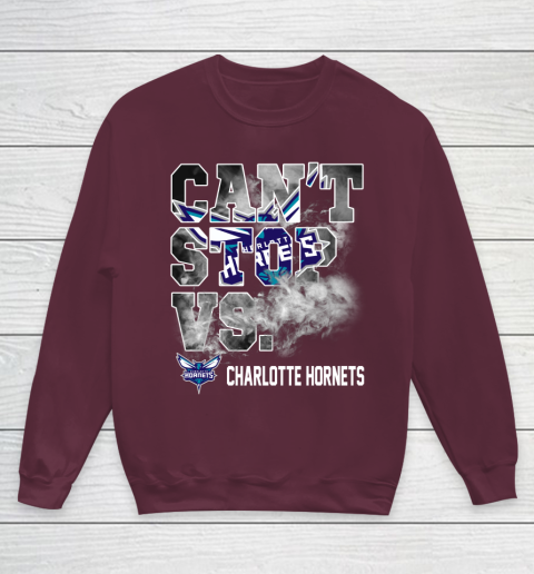 NBA Charlotte Hornets Basketball Can't Stop Vs Youth Sweatshirt 4