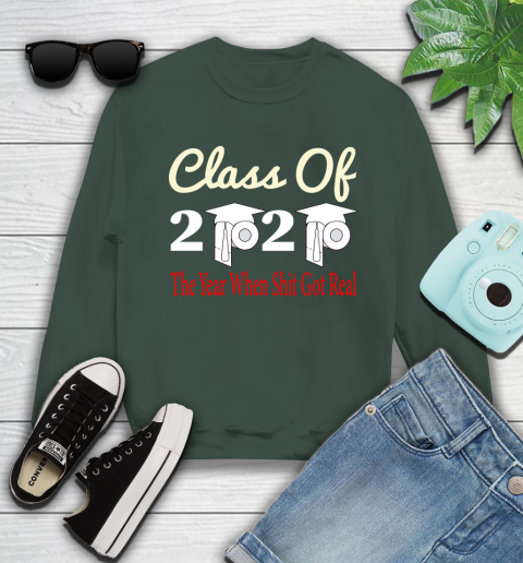 The Year When Shit Got Real Graduation 2020 T Shirt 36