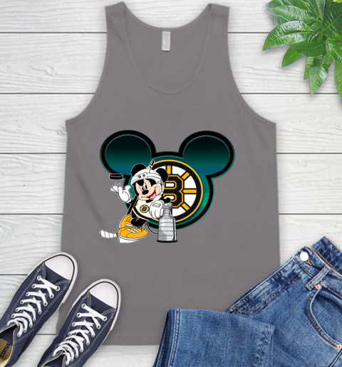 NHL Boston Bruins Stanley Cup Mickey Mouse Disney Hockey T Shirt Tank Top 7