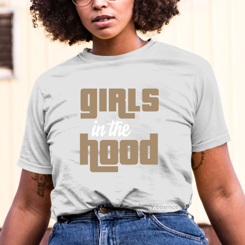 Jordan 1 NRG Gold Toe Matching Sneaker Tshirt For Woman For Girl Girls in the Hood Black Jordan Shirt