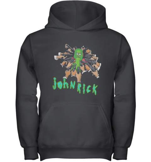 John Rick Rick And Morty And John Wick Youth Hoodie
