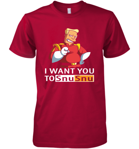0j9v i want you to snusnu futurama mashup pornhub logo shirts premium guys tee 5 front red