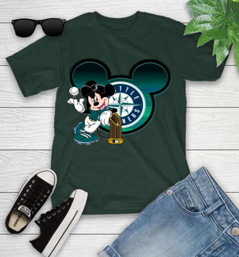 MLB San Francisco Giants The Commissioner's Trophy Mickey Mouse Disney Youth T-Shirt 5
