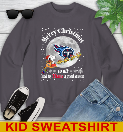 Tennessee Titans Merry Christmas To All And To Titans A Good Season NFL Football Sports Youth Sweatshirt 5