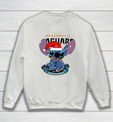 Jacksonville Jaguars NFL Football noel stitch Christmas Sweatshirt 3