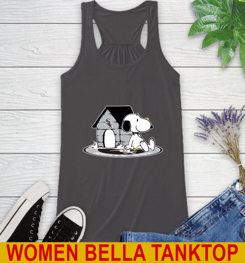 MLB Baseball Chicago White Sox Snoopy The Peanuts Movie Shirt Racerback Tank 12