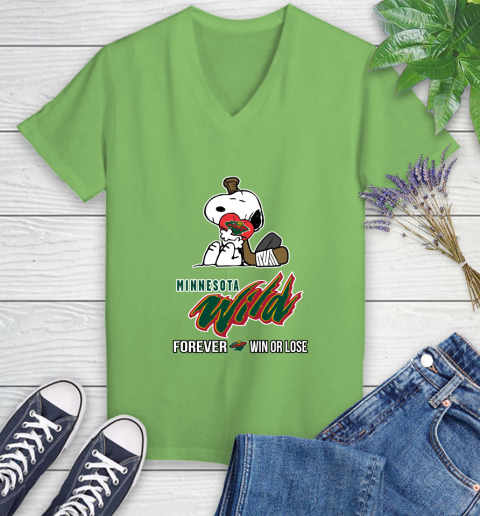 NHL The Peanuts Movie Snoopy Forever Win Or Lose Hockey Minnesota Wild 87