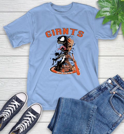 MLB San Francisco Giants Baseball Venom Groot Guardians Of The Galaxy T-Shirt 11