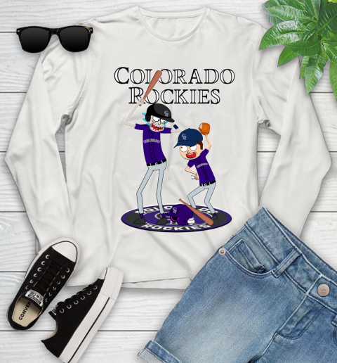 MLB Colorado Rockies Rick And Morty Baseball 136