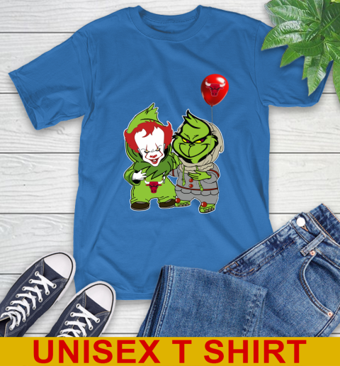 Chicago Bulls Baby Pennywise Grinch Christmas NBA Basketball T-Shirt 9