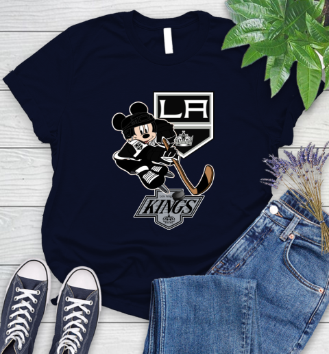 Los Angeles Kings Mickey Mouse Disney Hockey T Shirt Women's T-Shirt 3