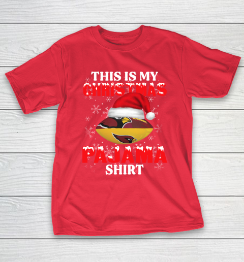 Arizona Cardinals This Is My Christmas Pajama Shirt NFL T-Shirt 9