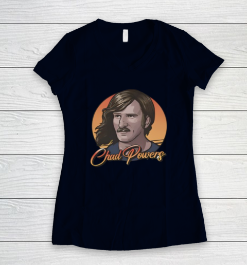 Peyton Manning Chad Powers Women s V Neck T Shirt