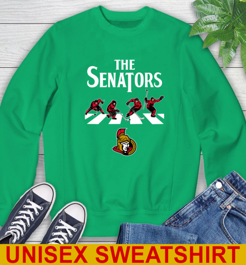 NHL Hockey Ottawa Senators The Beatles Rock Band Shirt Sweatshirt 8
