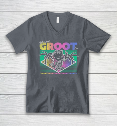 Get Your Groot On V-Neck T-Shirt 3