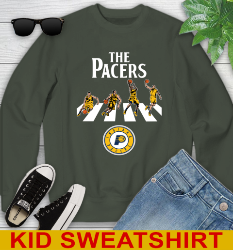 NBA Basketball Indiana Pacers The Beatles Rock Band Shirt Youth Sweatshirt 8