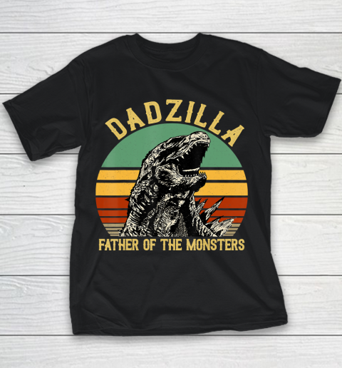 Father gift shirt Vintage Dadzilla Father Of The Monsters Fathers Day Gift T Shirt Youth T-Shirt