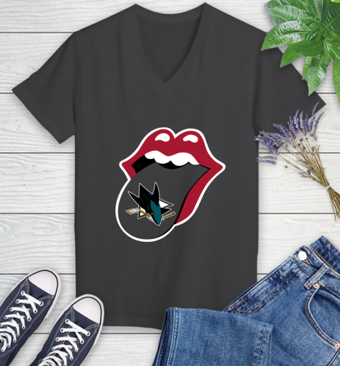 San Jose Sharks NHL Hockey Lips I Root For My Team Adoring Fan 84