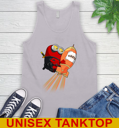 MLB Baseball San Francisco Giants Deadpool Minion Marvel Shirt Tank Top 3