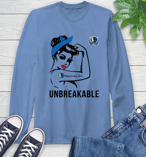 NBA Dallas Mavericks Girl Unbreakable Basketball Sports Long Sleeve T-Shirt 10