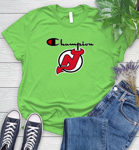 NHL Hockey New Jersey Devils Champion Shirt Women's T-Shirt 7
