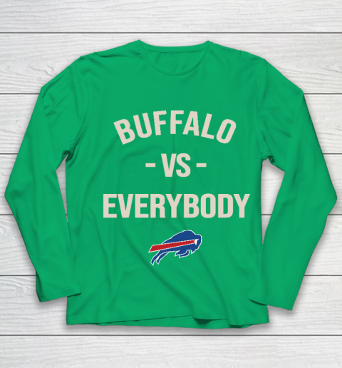 Buffalo Bills Vs Everybody Youth Long Sleeve 4