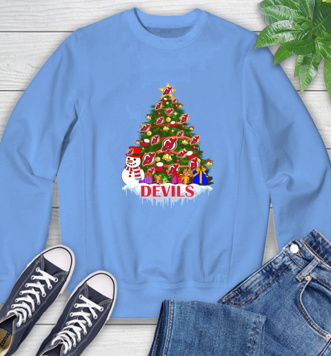 New Jersey Devils Merry Christmas NHL Hockey Sports Sweatshirt 11