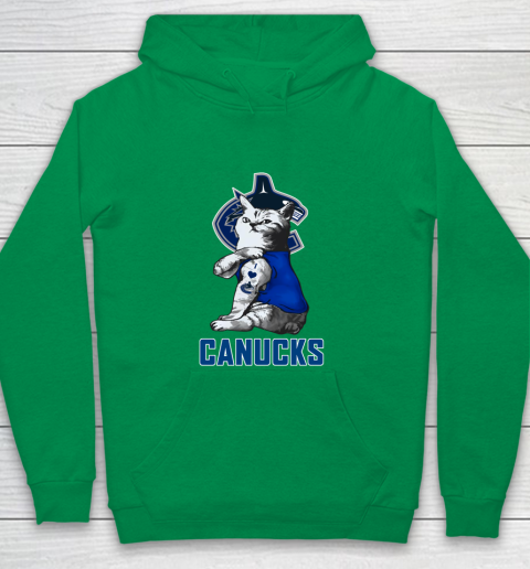 NHL My Cat Loves Vancouver Canucks Hockey Youth Hoodie 4