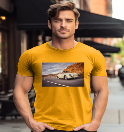 2ip4 the vintage retro classic porsche 356 racing classic t shirt 2 front gold