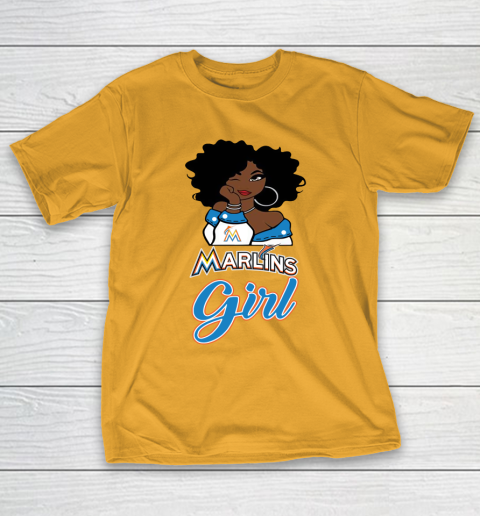 Miami Marlinss Girl MLB T-Shirt 3